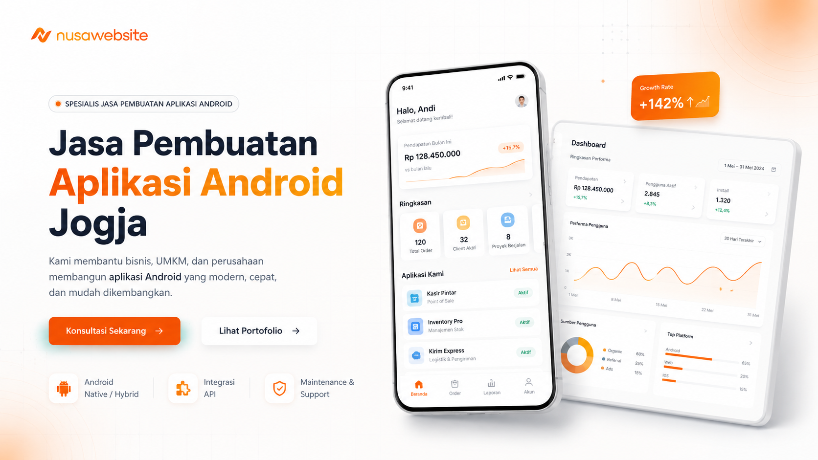 aplikasi bisnis berbasis Android