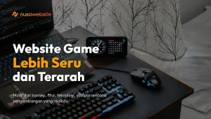 Featured image cara membuat website game dengan Pexels dan single dark overlay 40 persen