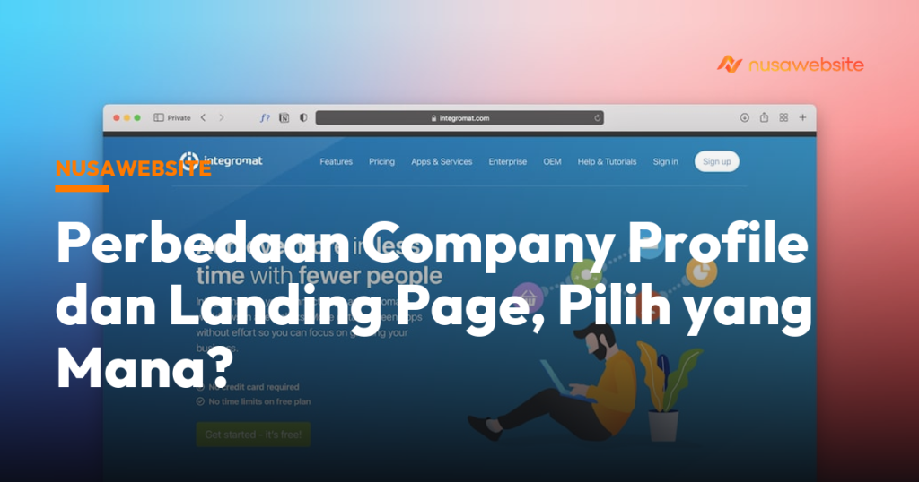 Perbedaan Company Profile dan Landing Page, Pilih yang Mana?