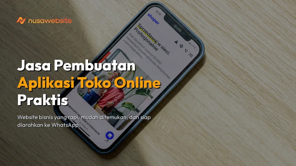 Jasa Pembuatan Aplikasi Toko Online Praktis