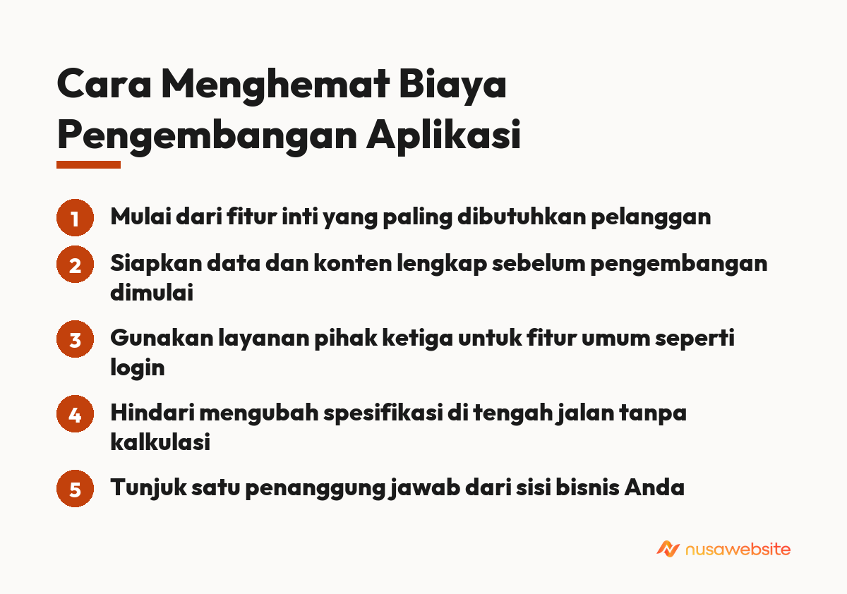 Cara Menghemat Biaya Pengembangan Aplikasi
