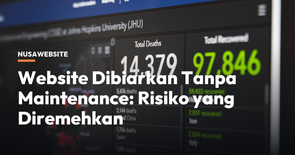 Website Dibiarkan Tanpa Maintenance: Risiko yang Diremehkan
