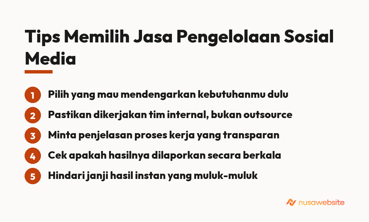 Tips Memilih Jasa Pengelolaan Sosial Media
