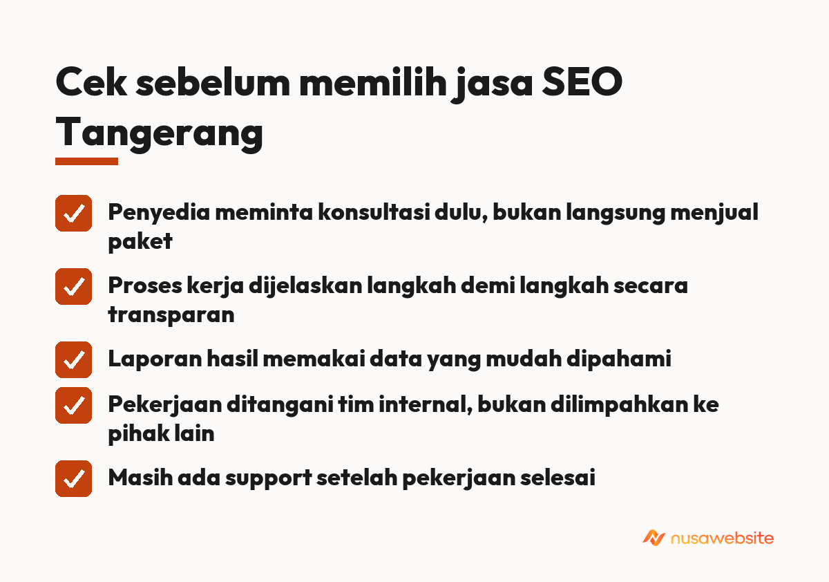 Cek sebelum memilih jasa SEO Tangerang