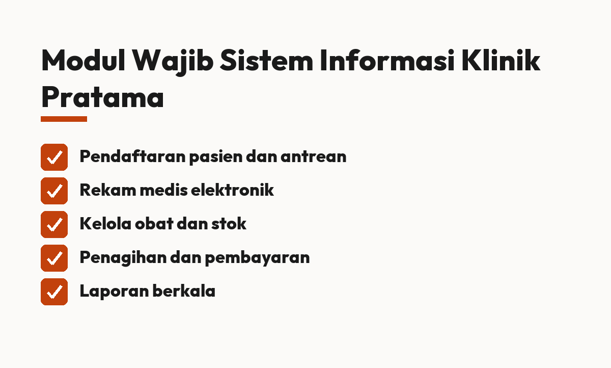 sistem informasi klinik pratama