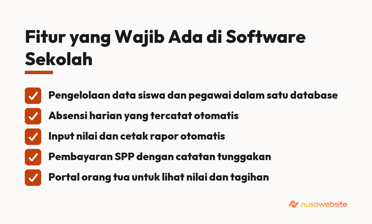 software sekolah